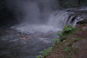Natural Hot Tub w/ Waterfall