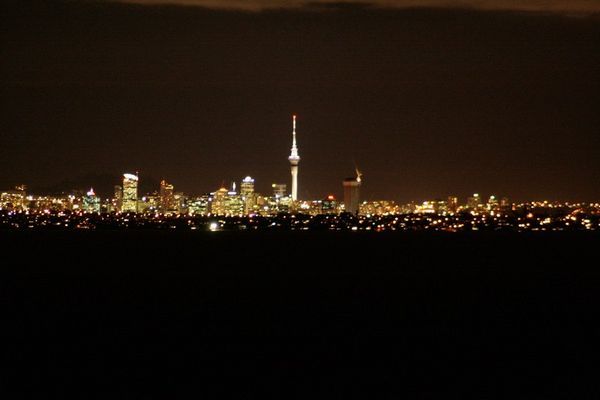 Auckland Night from 40km