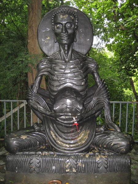 Fasting Buddha at Wat Umong