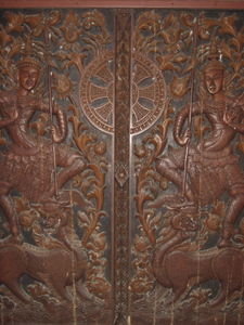 Doors at Wat Umong