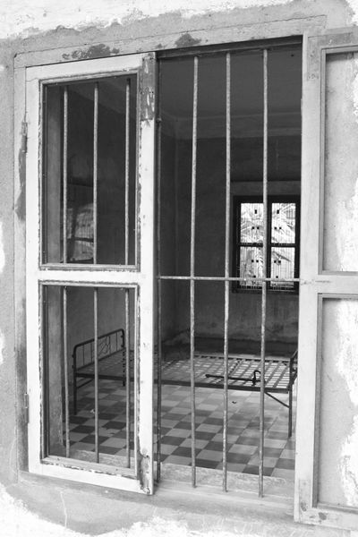 Tuol Sleng - A View Through the Window