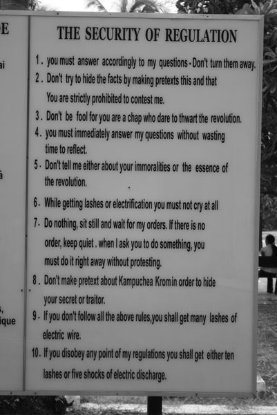 Tuol Sleng - House Rules