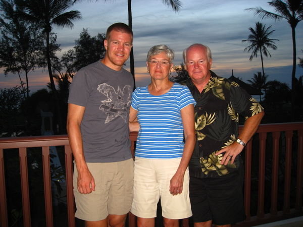 Sunset Pic with the Folks