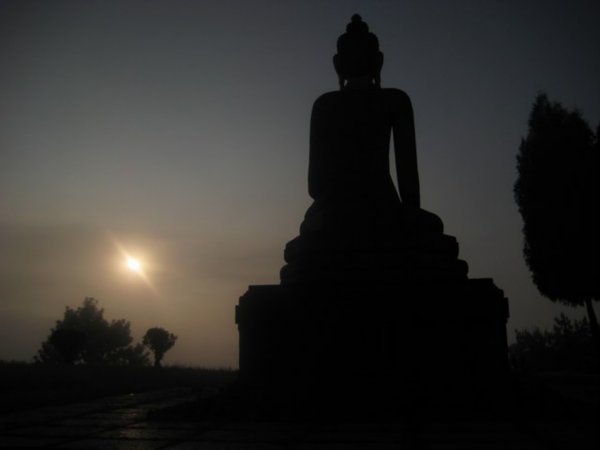 Buddha In Early Morning