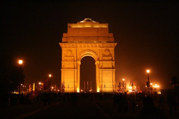India Gate At Night