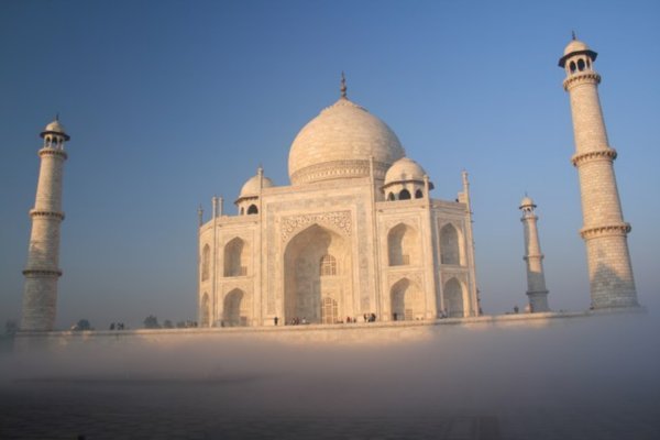The Taj In A Cool Post-Dawn Mist