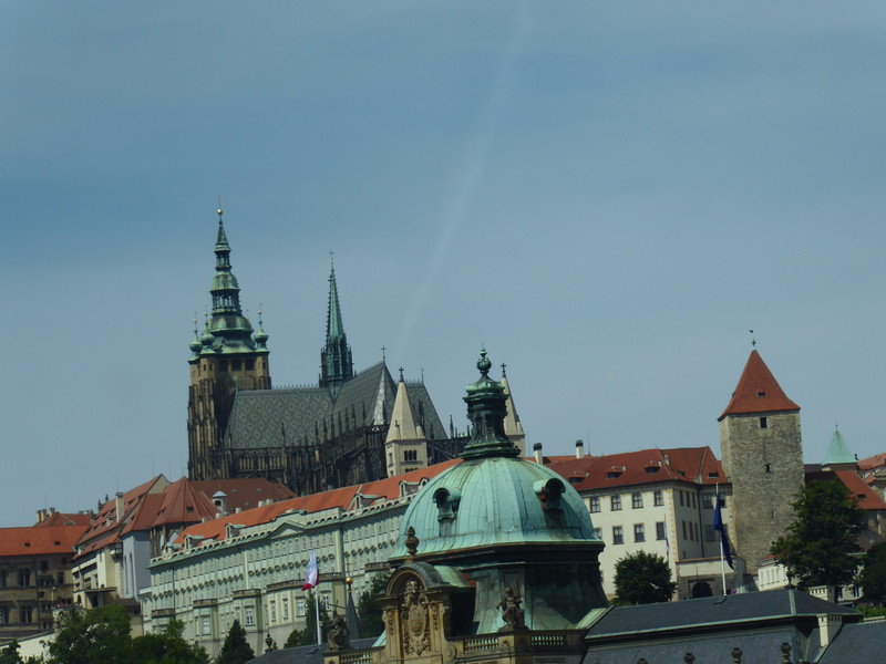 Views of the many Spires in Prague