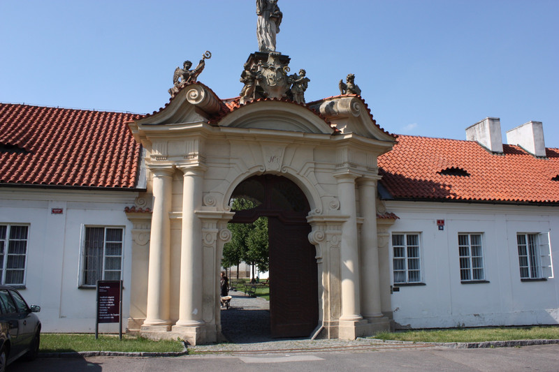 Front gates of the Monastery