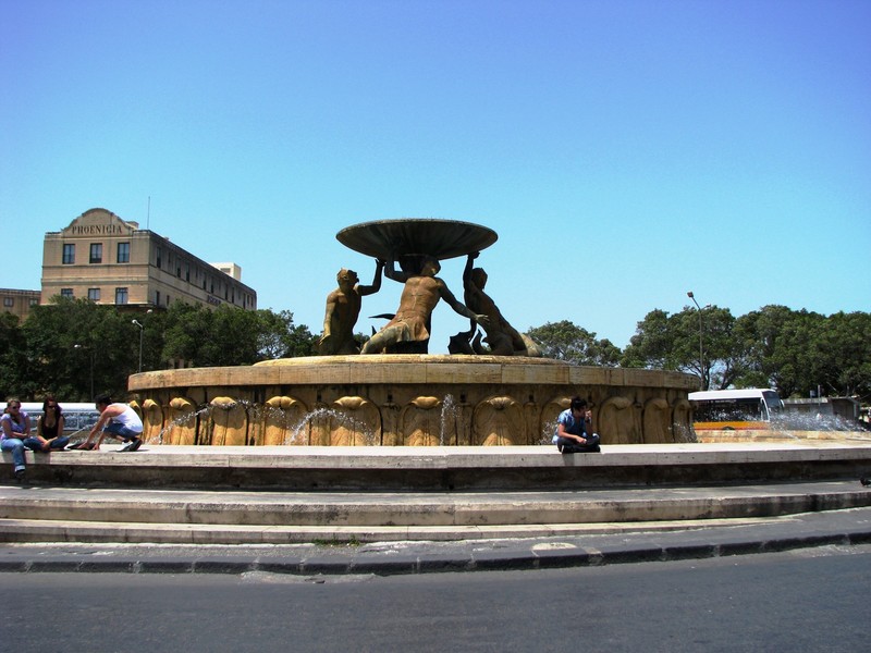 Triton Fountain, Valletta
