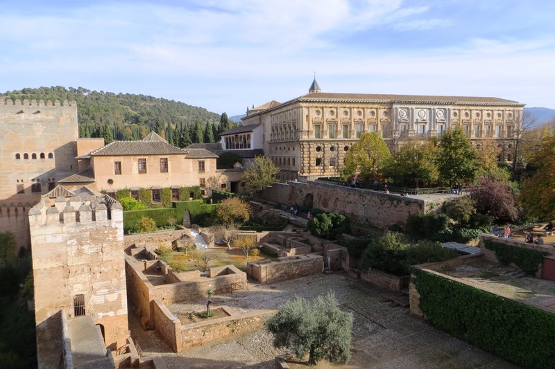 View from Alcazaba, Alhambra, Granada