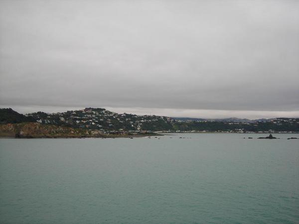 Leaving Wellington by ferry