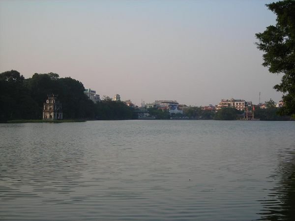 View of the Lake in the centre of town