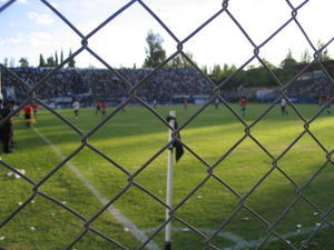 Futbol field view