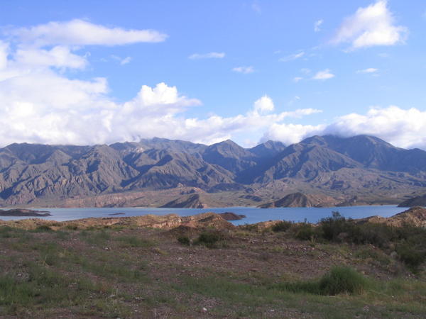Potrerillos reservoir