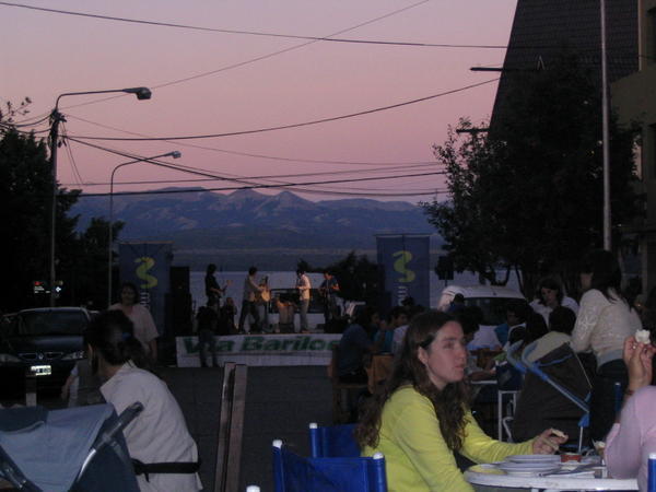 Street concert in Bariloche