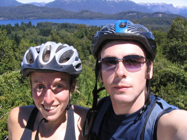 Bob & Irene in helmets