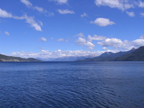 Lago Nahuel Huapi from a rock outcropping
