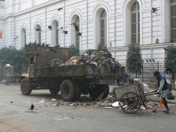 Garbage in Kolkata
