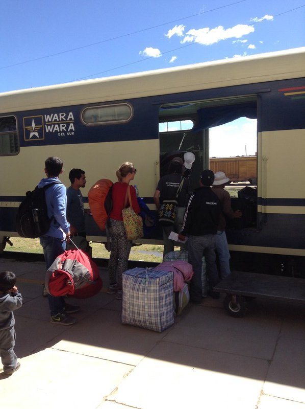 Tren de Villazon a Oruro 