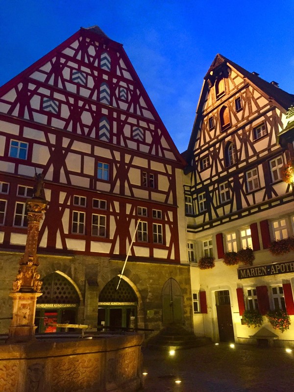 All the cute timber houses - Rothenburg