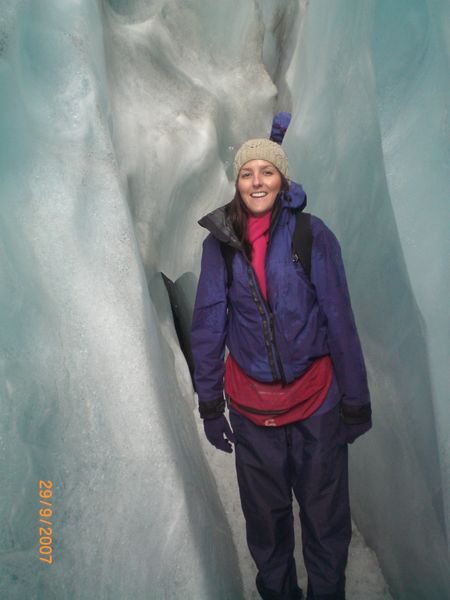 Me inside the Glacier