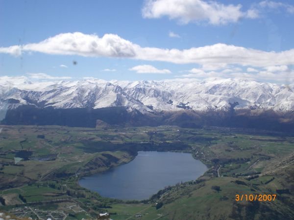 View coming down from the Remarkables