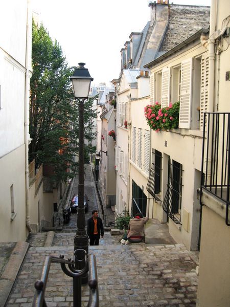 Cute street in Montmartre