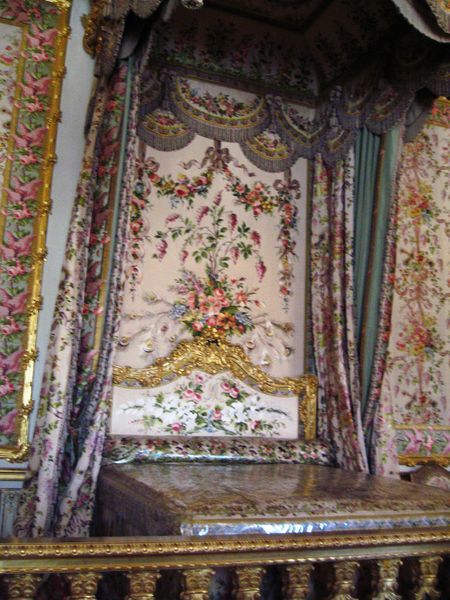 Marie Antoinette's bed in Versailles
