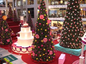 XMAS overload in one of the giant shopping centres