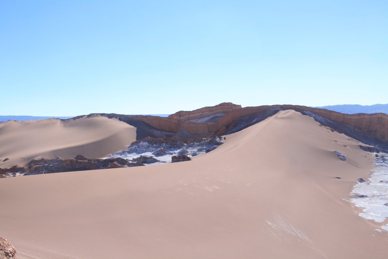 Untouched desert dunes