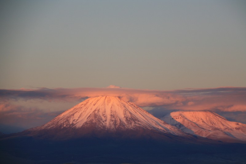 Licancabur Volcano at sunset