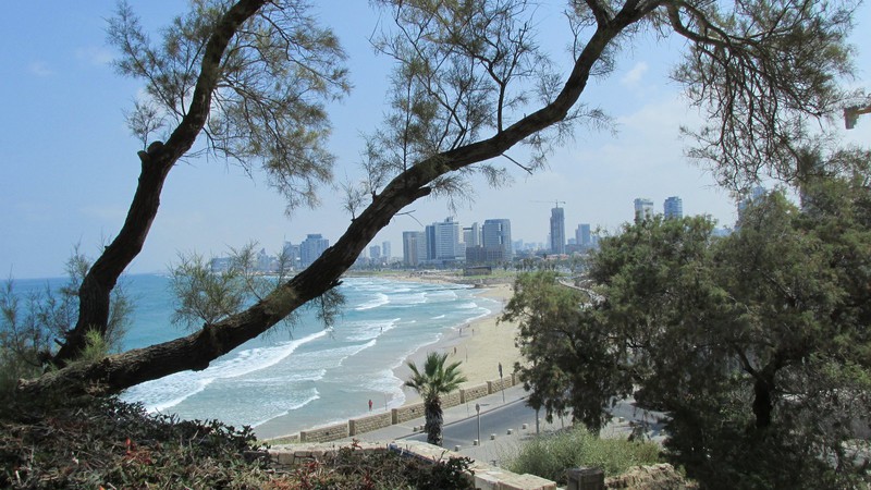 The view from YAfo to Tel Aviv