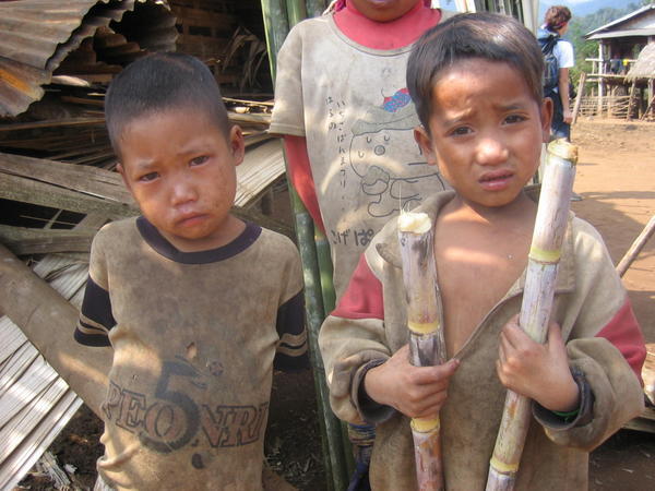 hilltribe children, Muan Xing