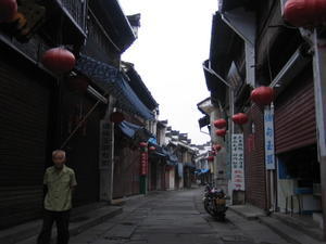 old man, Old Street, Tunxi