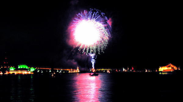 fireworks, Ujina Port