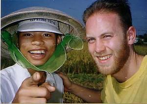 Rice farmer's first photograph