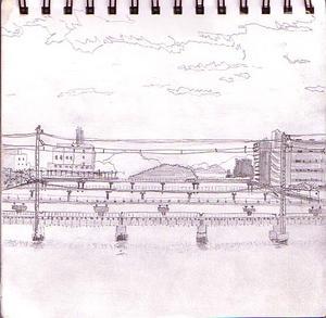 train bridge, Hiro