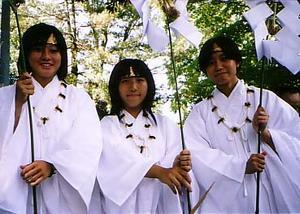Shinto festival parade, Kibi Plain