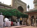 men at prayer, Mosque of Wazir Khan