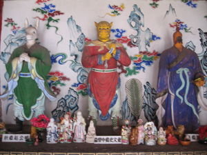 deities, Nine Dragon Pool Temple, Yuxi