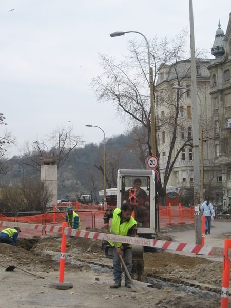 Construction in Budapest
