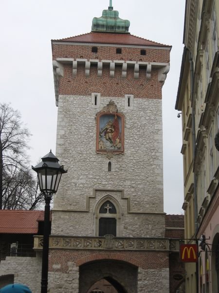 Picturesque View of the Florianska Gate