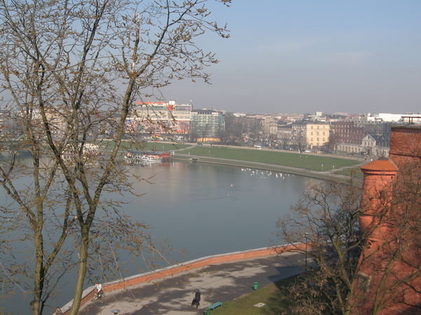 Vistula River from Wawel Castle