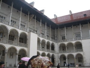 Courtyard at Wawel Castle