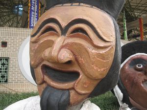 Andong Mask Festival Statues