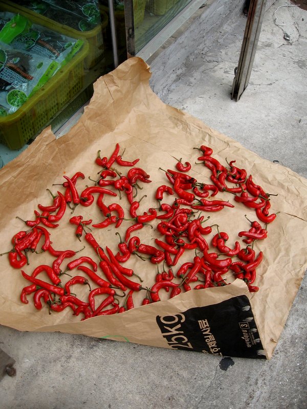 Peppers Drying