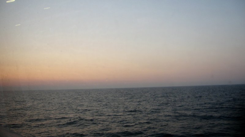 Sunset on the Ferry