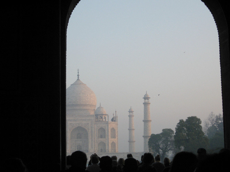 First Sight of the Taj Mahal