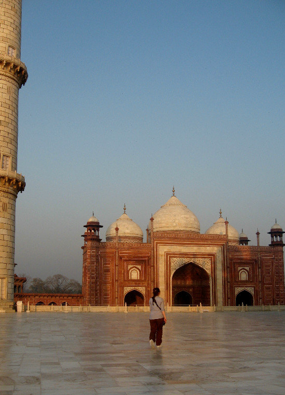 Back Corner of Taj Mahal Complex