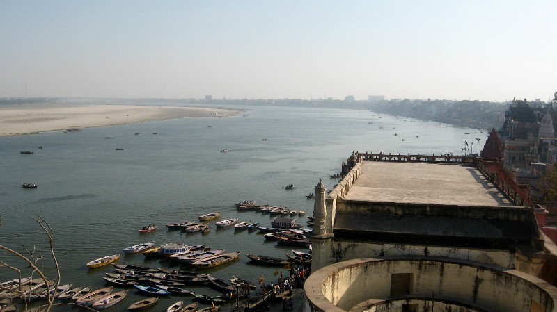 View of Ganges from Dolphin House Restaurant